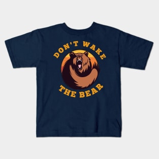 Don't Wake The Bear Vintage Kids T-Shirt